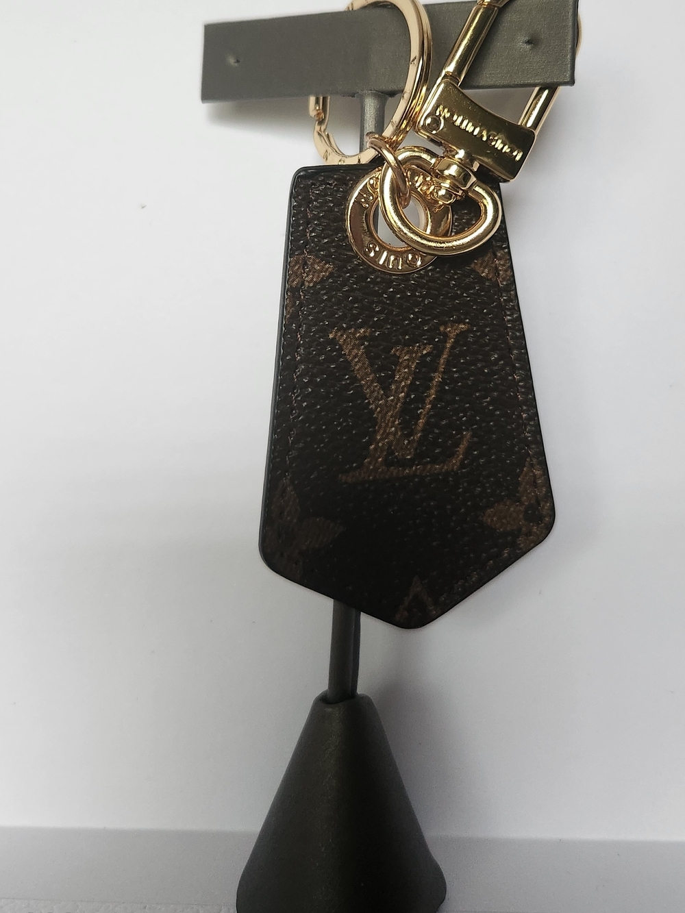 Louis Vuitton Monogram Leather Key Charm in Brown - Picture 4 of 4